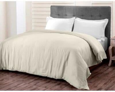 A1 Home Collections GOTS & OEKO-TEX Certified Organic Cotton Duvet Cover 300TC Sateen Weave