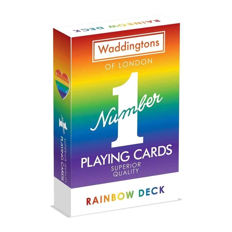 Winning Moves Waddingtons No.1 Playing Cards Rainbow WM00756-EN1-12