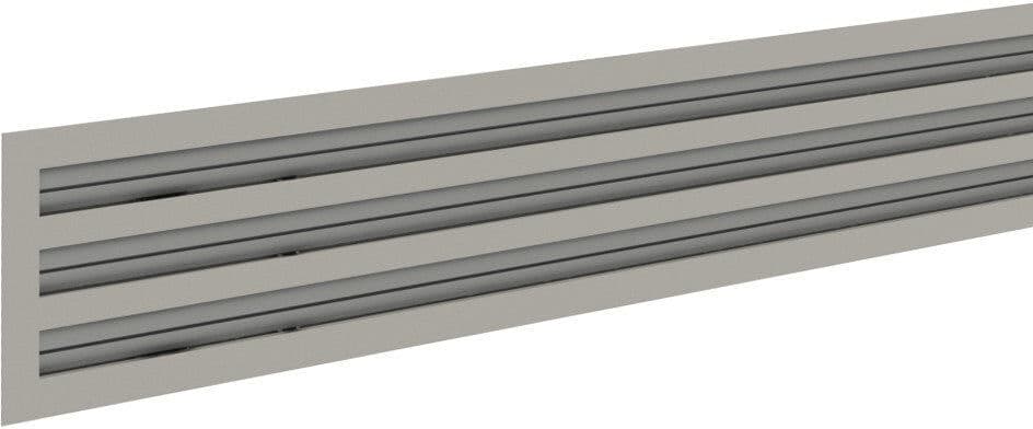 Brofer Diffusori Lineari a 1 Feritoia In Alluminio Anodizzato DLDT20EQ Con Deflettore Orientabile Ed Equalizzatore Varie Misure