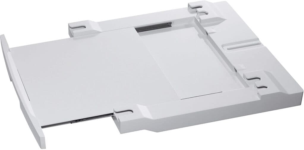 AEG Accesorio A1WYHSK2 unión lavadora secadora con bandeja de 52 - 67 cm y brida de seguirodad. Blanco