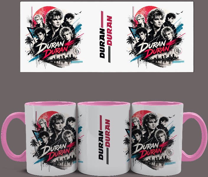 Duran Duran Tour bögre (Rózsaszín)
