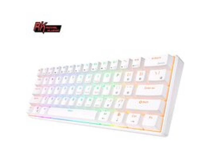 RK Royal Kludge RK61 2.4G Draadloos Bluetooth Mechanisch Toetsenbord Tri-mode 61 Toetsen RGB Backlit Mini Hot-swappable Gamer Toetsenbord
