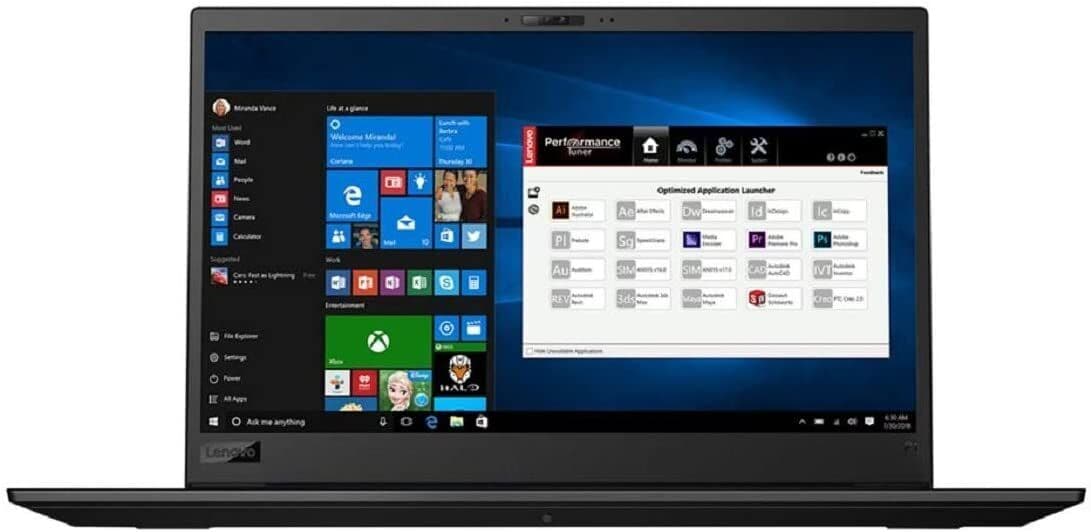 IBM ThinkPad P1 G2   i7-9750H   15.6"   8 GB   512 GB SSD   FHD   Win 11 Pro   US - Refurbished