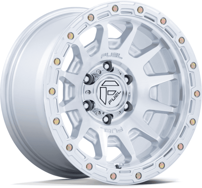 Fuel Off-Road Jantă de Aluminiu, FUEL FC884 FORTRESS, 18x9.0, ET 20, 6x135, 87.1, Argintiu