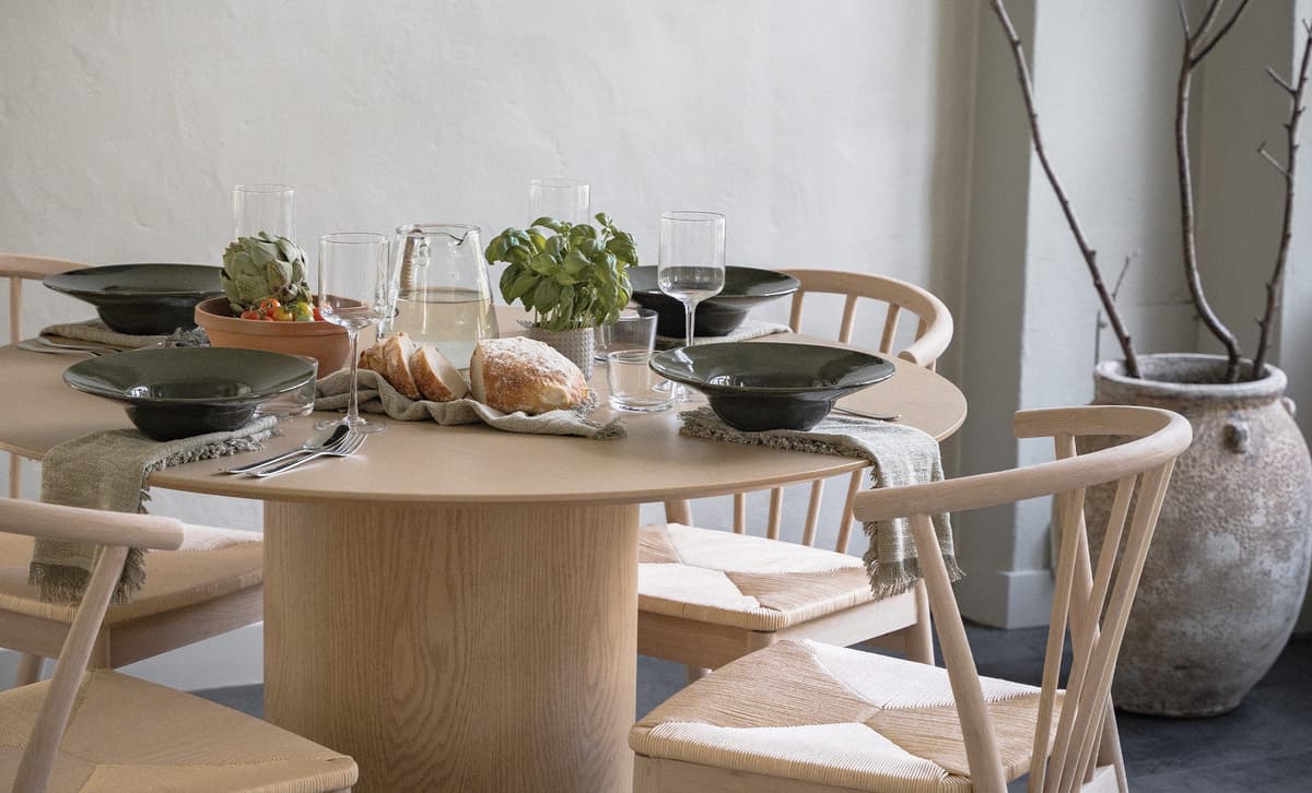 SoffaDirekt Ribera Matbord Natur 120