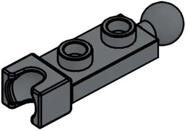 NONE 100PCS 14419 1x2 SideB with Tow Ball Socket Board Building Blocks Moc Color Accessories Compatible with Brick DIY Parts