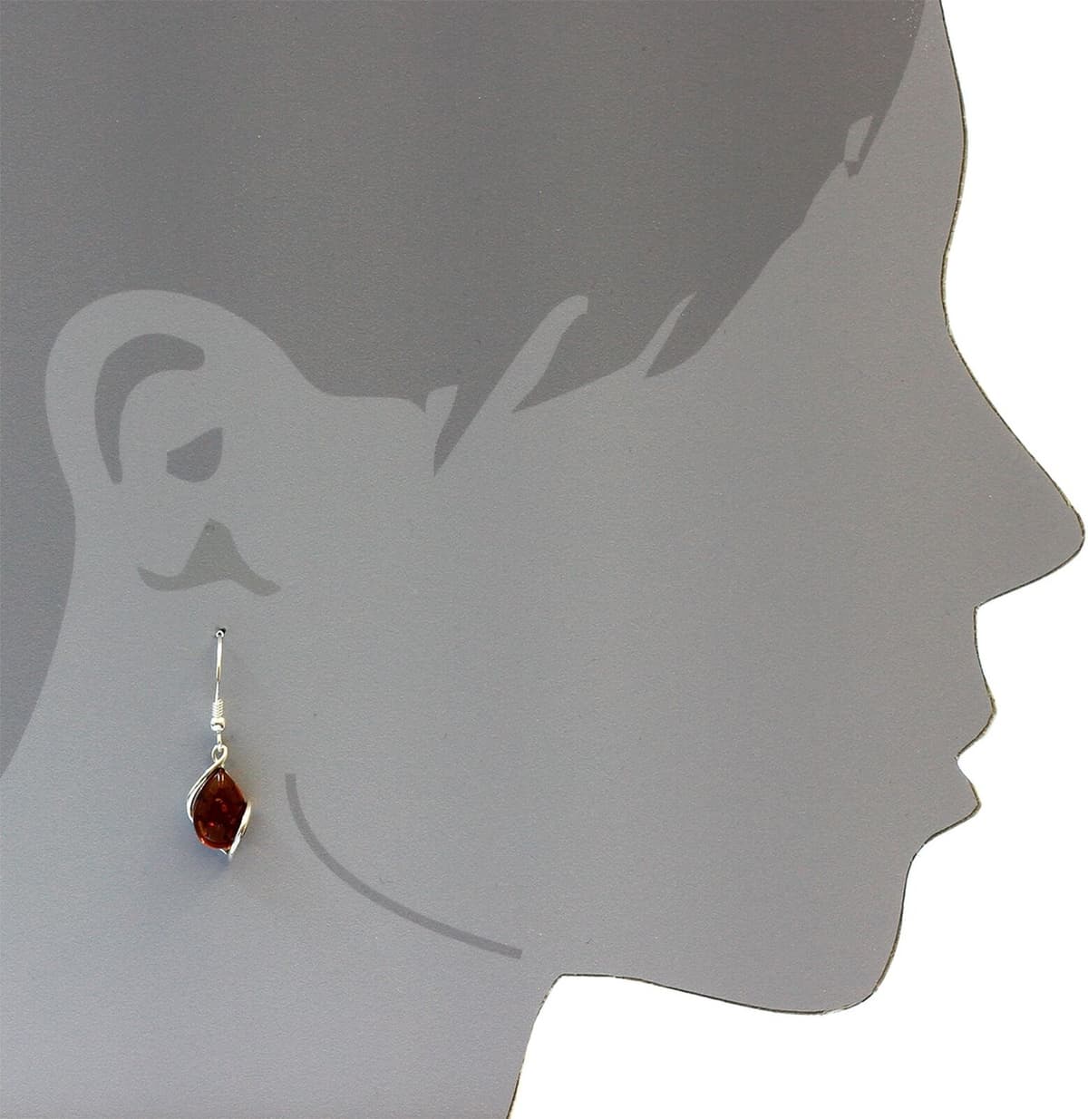 Paar Ohrhänger OSTSEE-SCHMUCK "Ostsee-Schmuck Ohrhänger Romy Ohrhänger Romy", weiss (weiß), Ohrringe, Damen, 36 x 11mm, Silber 925 (Sterlingsilber), Paar Ohrhänger weiß 36 x 11mm, Silber 925 (Sterlingsilber)