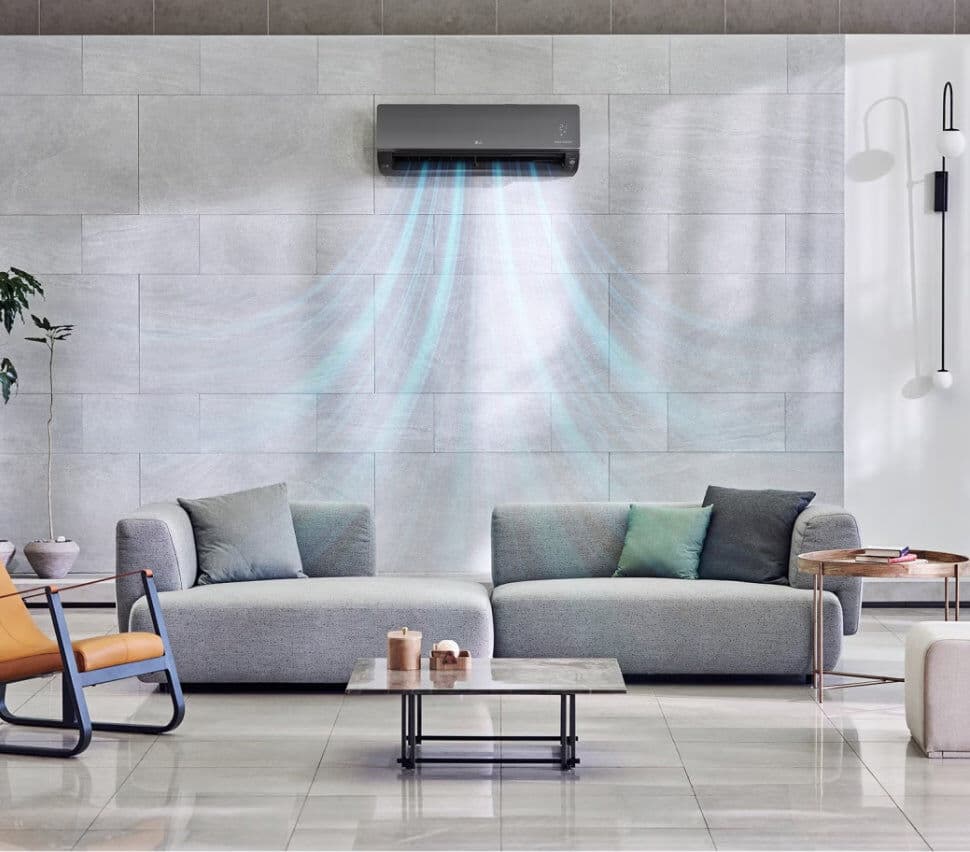 LG Condizionatore Climatizzatore Dual Split Inverter R-32 ArtCool Uv Nano Mirror 9000+12000 Btu con MU2R17 Wifi integrato 9+12