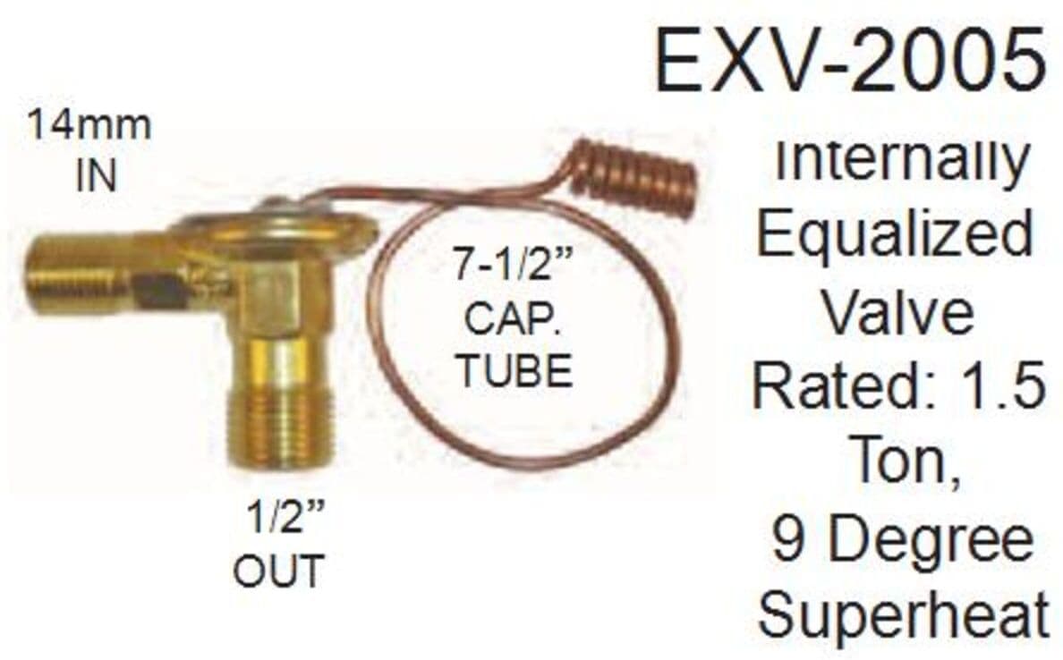 Ilmastointilaitteen Venttiili Sunair Exv-2005