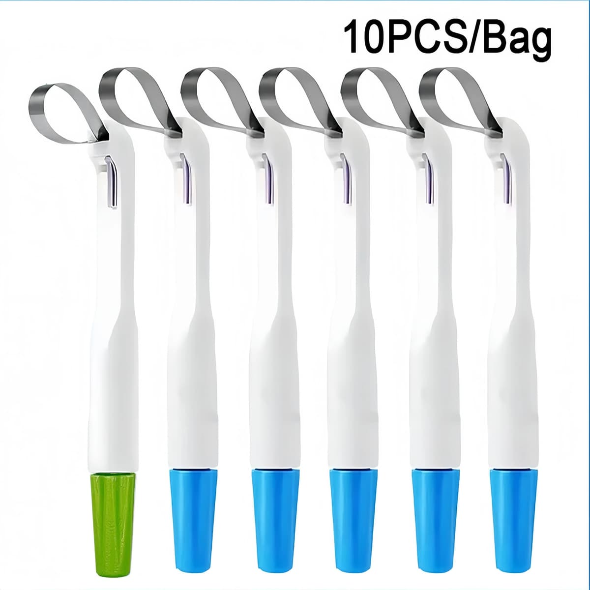 Care+ 10Pcs Dental Matrix Band Matrice Adjustable Ring Stainless Steel 4.5/6mm Pre Formed Standard Curved Molar Premolar Dentist Tools