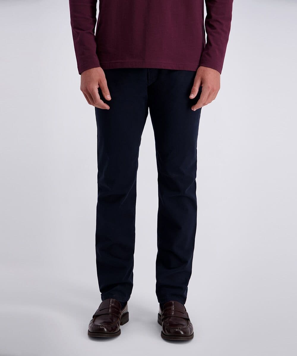 Chinohose PIERRE CARDIN "Lyon tapered", Herren, Gr. 32, Länge 32, blau (salute), Web, Obermaterial: 71% Baumwolle, 27% Lyocell, 2% Elasthan, lang, Hosen Chinohose salute 32, Länge 32