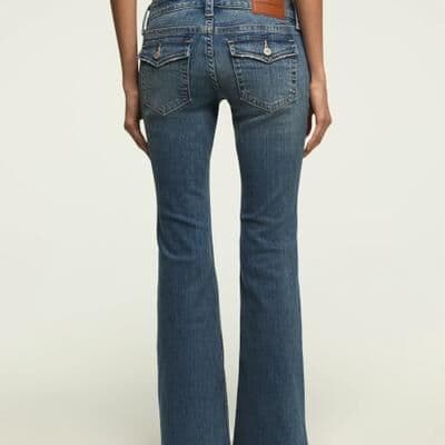 Lucky Brand Low Rise Flare - Women's Pants Denim Flare Flared Jeans in Good Form Wash, Size 27 x 30