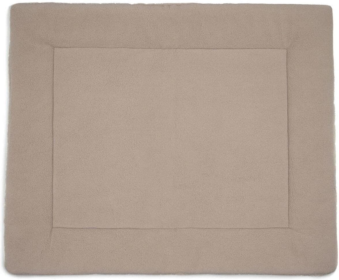 Krabbeldecke JOLLEIN "Box Teddy 75 x 95 cm", Baby, Gr. B/L: 95cm x 75cm, beige (beige, sand), Polyester, Wohndecken Krabbeldecke, Weiche Krabbeldecke für den Laufstall beige, sand B/L: 95cm x 75cm