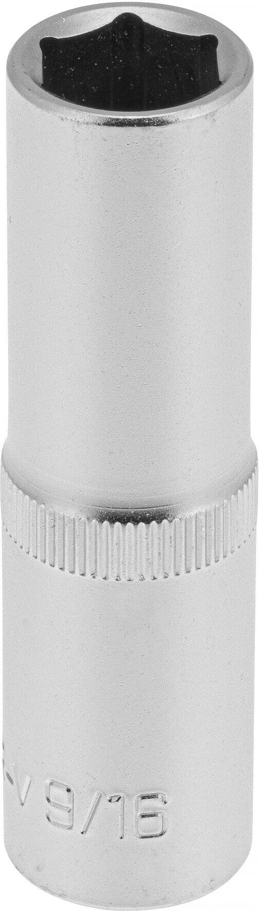PELA Lång hylsa, 6-kant 1/2", 9/16"