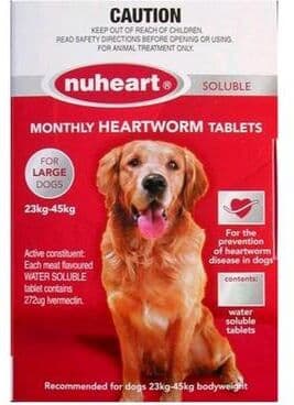 Nuheart Generic Heartgard For Large Dogs 51-100lbs (Red) 12 Tablet