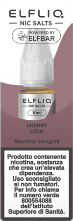 Elfbar Elfliq Cherry Cola Liquido Pronto 10ml Cola Ciliegia