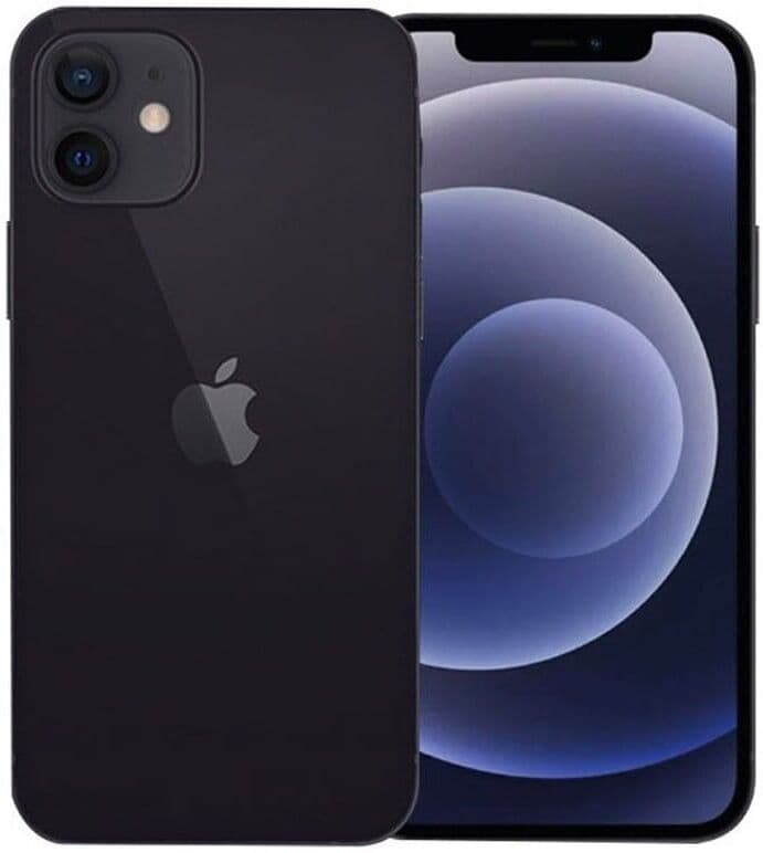 Apple iPhone 12 256 GB Recondicionado - Bom - Preto - Desbloqueado