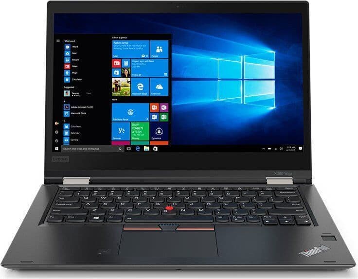 Lenovo ThinkPad Yoga X380   i5-8350U   13.3"   8 GB   256 GB SSD   FP   Touch   Bakgrundsbelyst tangentbord   4G   Win 11 Home   FI