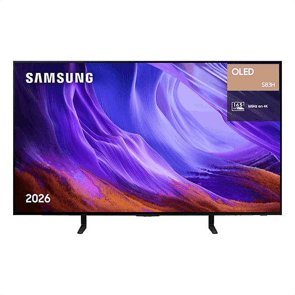 TV OLED 48" - Samsung TQ48S83HAEXXC, 4K, NQ4 AI Gen2 Processor, Smart TV, Tecnología Sin Reflejos, Full AI, Negro