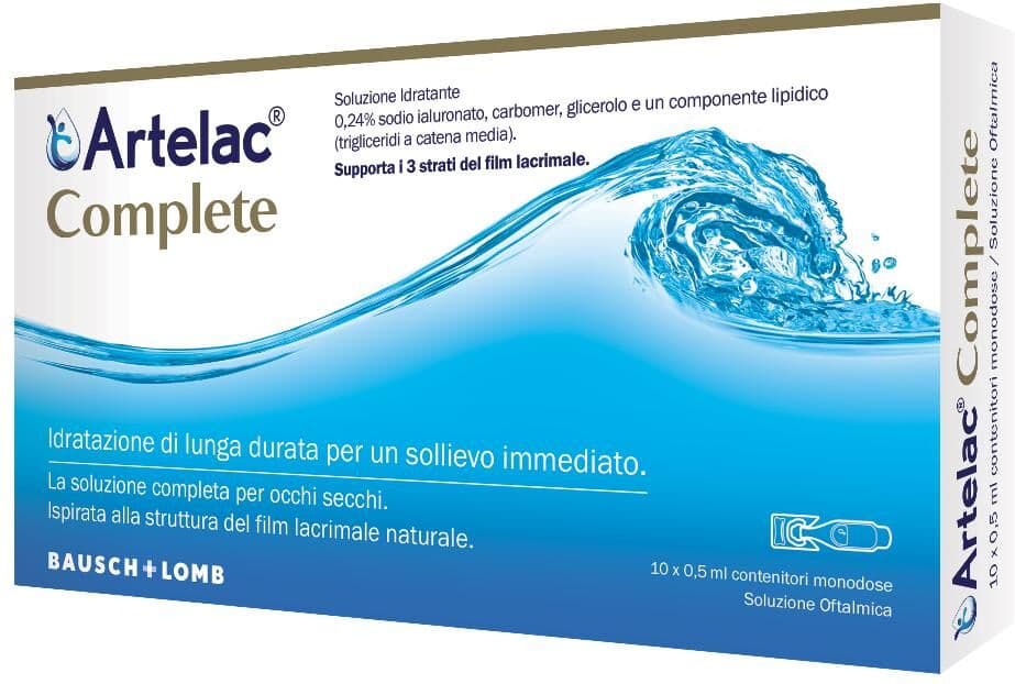 Bausch & lomb-iom spa ARTELAC COMPLETE 10UNITA'