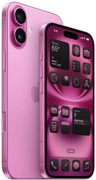 Apple iPhone 16   128 GB   Dual-SIM (2 x Nano-SIM)   rose - Refurbished