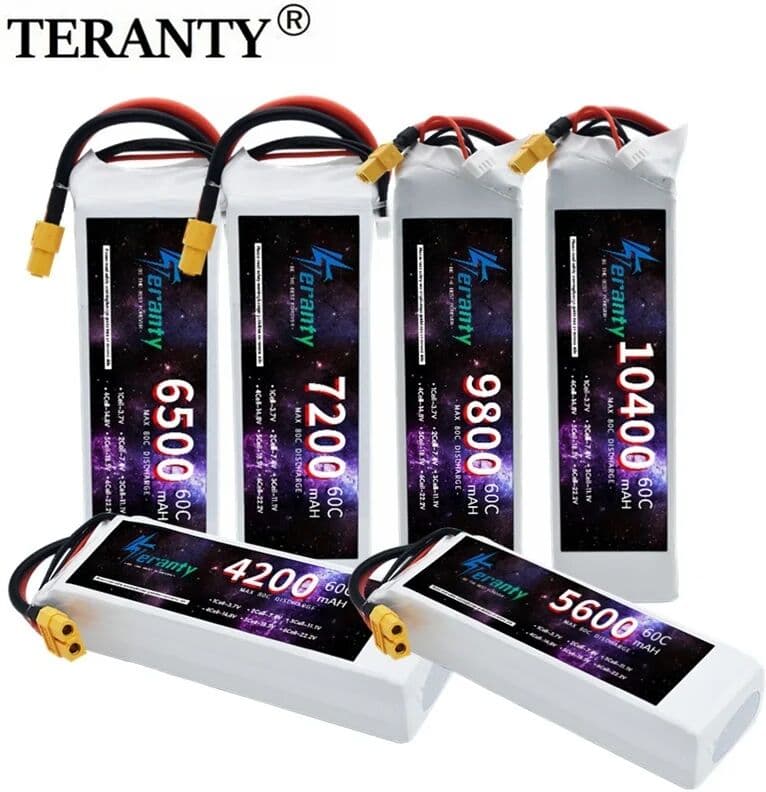 TERFPV 11.1V Lipo Battery For Drone RC Car Helicopter 3S 60C 4200mAh 5200mAh 6000MAH 6500MAH 7200MAH XT60 Deans T 1PCS