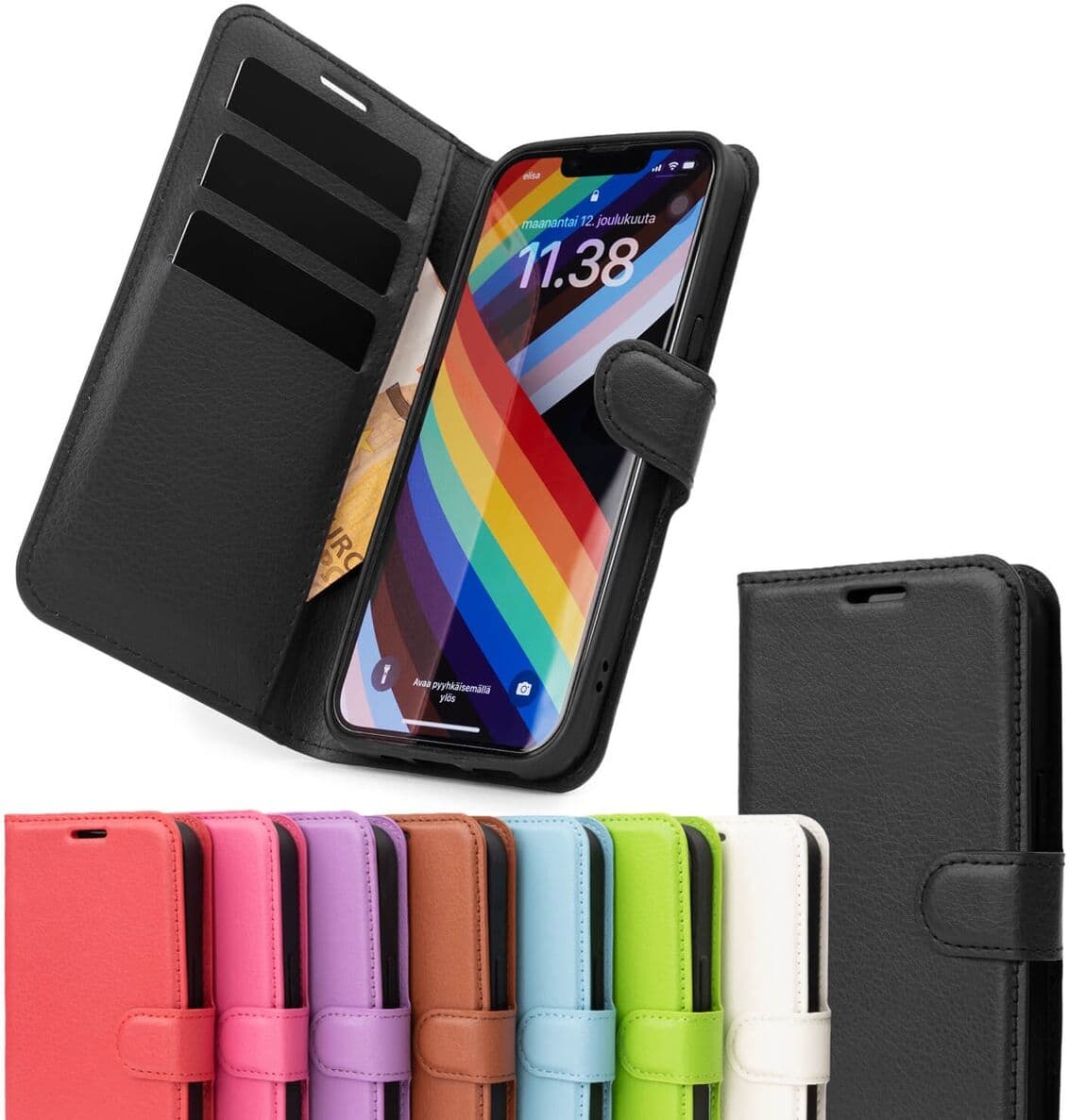 Honor 200 Pro 5G Mobbit Lompakko Suojakotelo, Eri Väreissä
