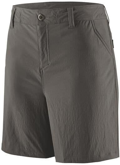 Patagonia Womens Quandary Shorts - 7 in, Forge Grey Str. 10