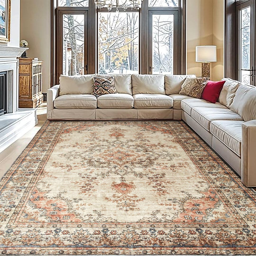 Langley Street Camilla Vintage Look Shag Area Rug TIMELESS Rectangle 160 x 230cm