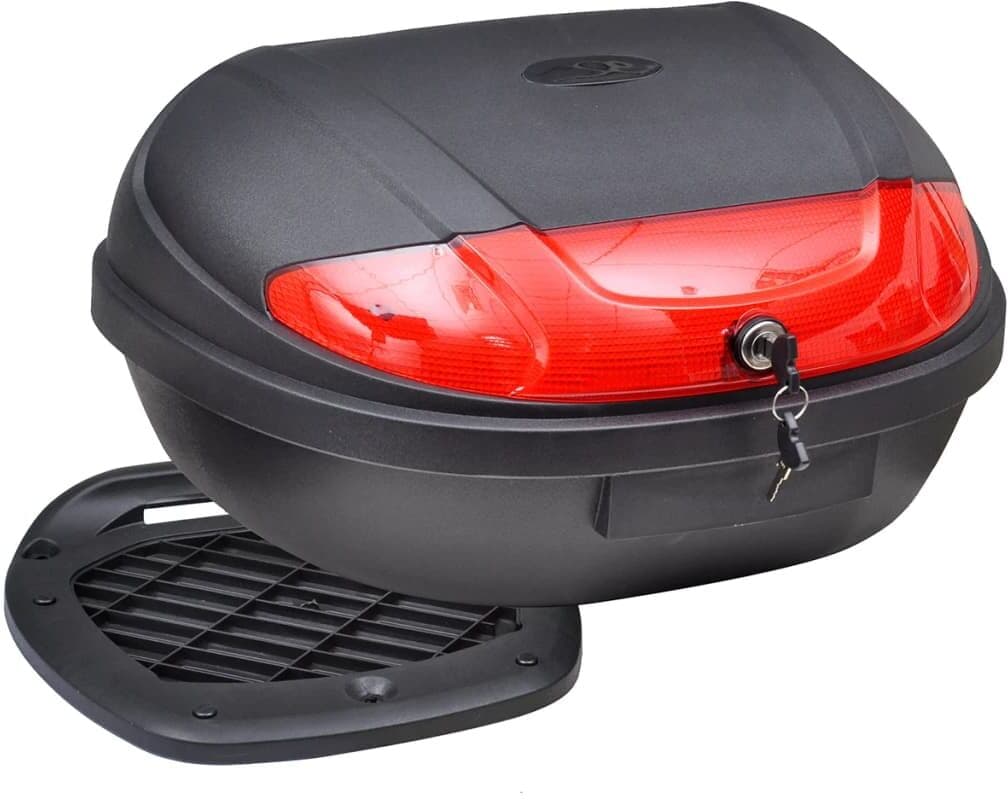 vidaXL Boîte de moto 72 L pour 2 casques