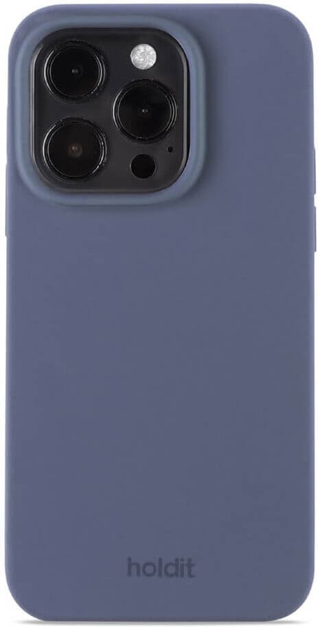 Apple iPhone 15 Pro holdit Silicone Case Suojakuori, Sininen