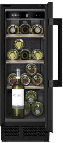Siemens Vinoteca integrable para 21 botellas - KU20WVHF0. Negro
