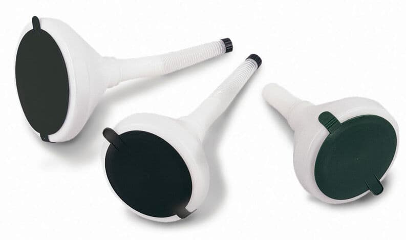 B2B Partner Plastikowy lejek z sitkiem 200 mm