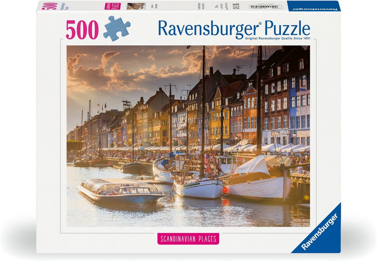 Ravensburger - Puzzle Sunset In Copenhagen 500p (12000846)