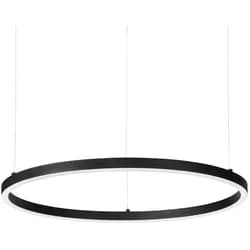 Ideal Lux LED Pendelleuchte ORACLE SLIM D090 DALI/PUSH, 42W, 4000K, 4600lm, IP20, schwarz IDEA-342122