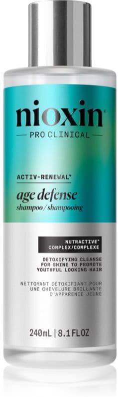 Nioxin Age defense Shampoo σαμπουάν ενάντια στη γήρανση για όλους τους τύπους μαλλιών 240 ml