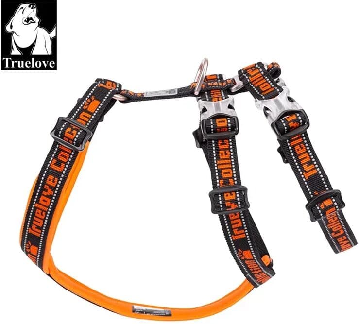 Truelove Dog Harness Nylon Brigh Reflective Material Pet Harness Used with Pet Leash Collar SBR Submersible Dnauf Buckle TLH6571
