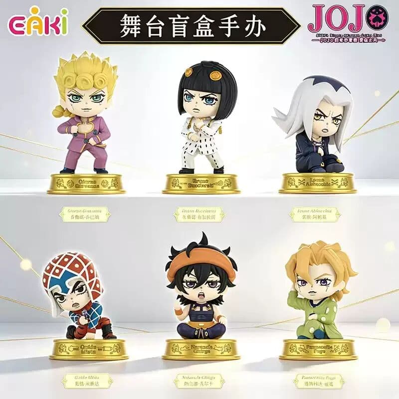 EAKI JOJO S Adventure Blind Box Figure Anime Character Desktop Decoration Collectible Model Gift For Adult Fans