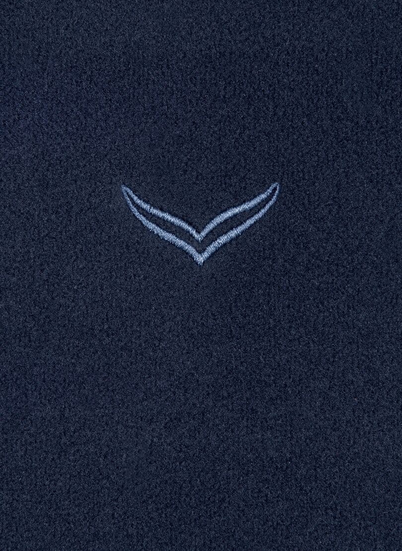 Fleecemütze TRIGEMA "TRIGEMA Fleecemütze", Jungen, Gr. 2, blau (navy), Kunstfaser, Mützen Fleecemütze