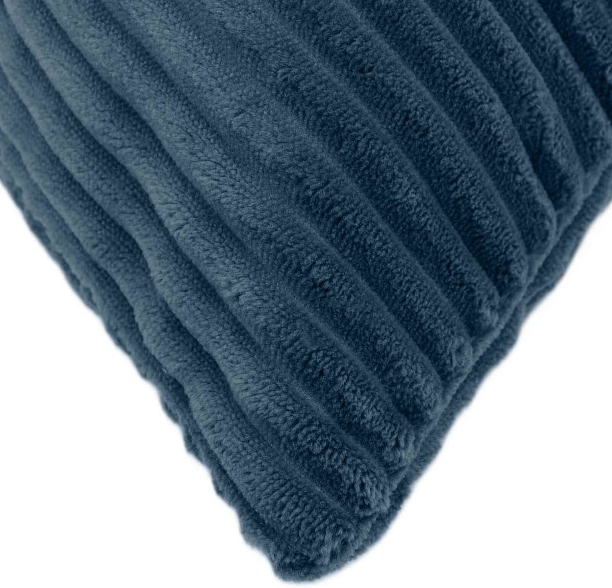 vidaXL Housse de coussin 2 pcs ALMELO Bleu marine 50 x 75 cm