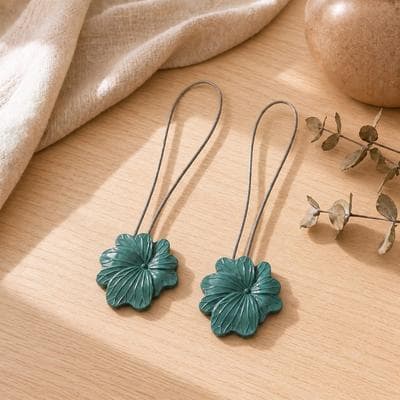 Evideco Magnetic Curtain Tieback Holdback Flower, No Drill Decorative Drapery Holder