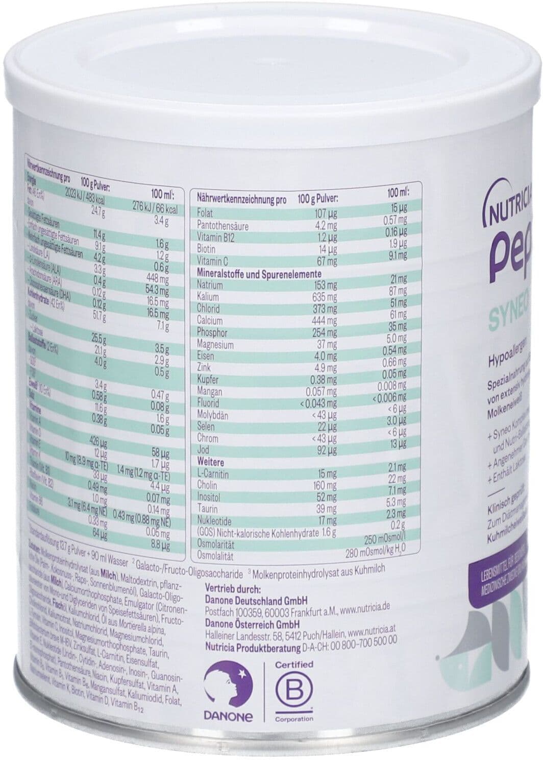 Nutricia Pepticate Syneo Pulver 400 g