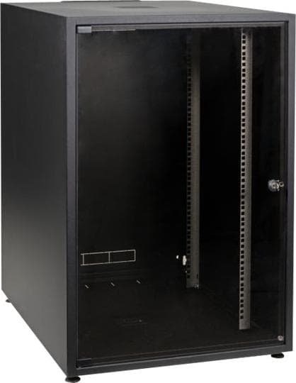 EFB Elektronik OFF-1566TS.V1RW, Freistehendes Gestell, 15U, 38 kg, Schwarz
