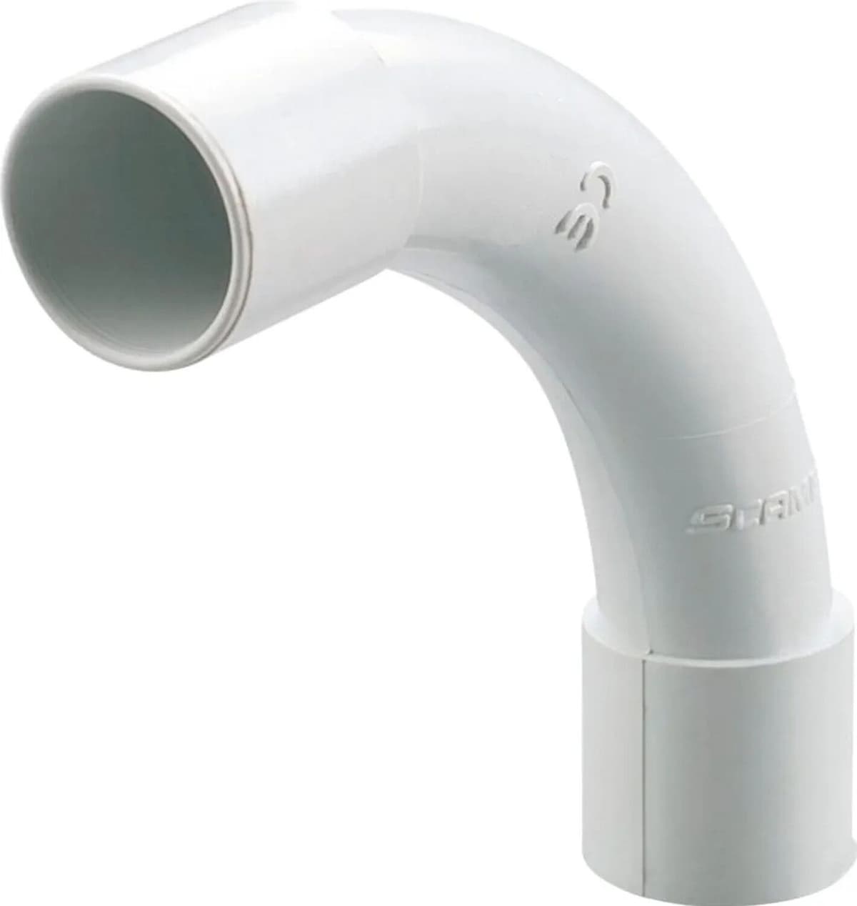 Curva a 90° per tubi rigidi Ø 16 mm IP40 grigia