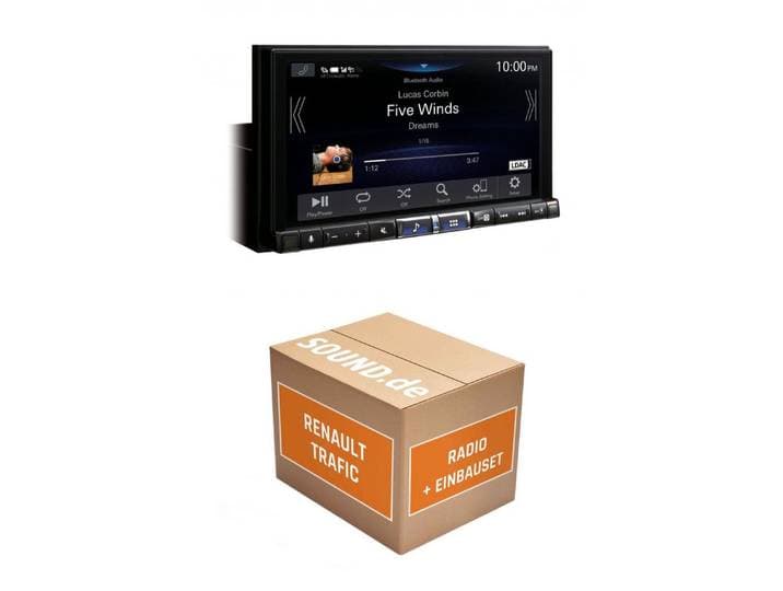 JUST SOUND best choice for caraudio Autoradio Einbauset Alpine iLX-705D Renault Trafic II Autoradio (Freisprecheinrichtung)