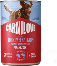 Carnilove våtfôr m. laks & kalkun - 400 g