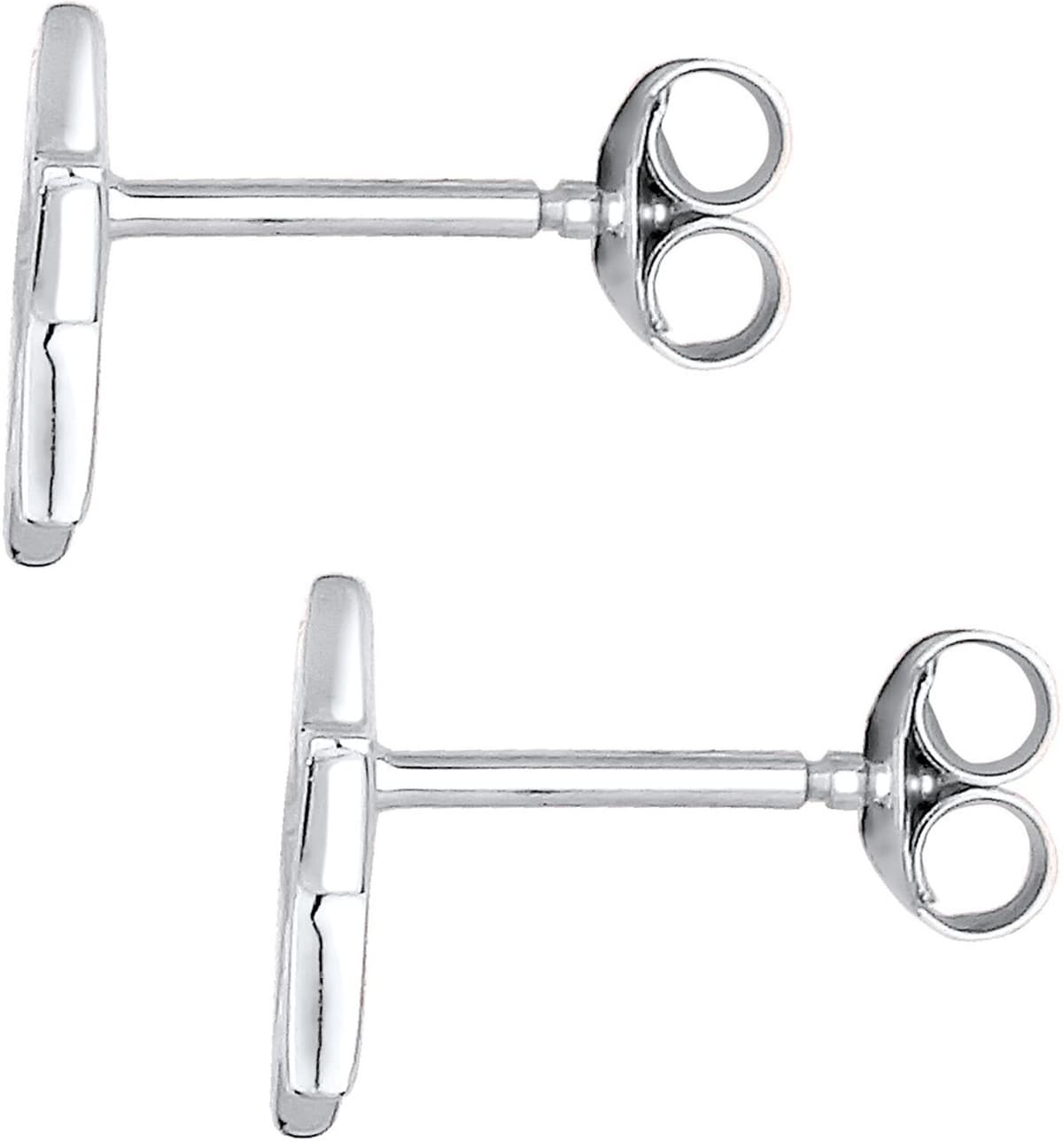 Paar Ohrstecker ELLI "Ohrringe Stecker Stern Trend Astro 925 Silber", silber, Ohrringe, Damen, ohne Stein, Silber 925 (Sterlingsilber)