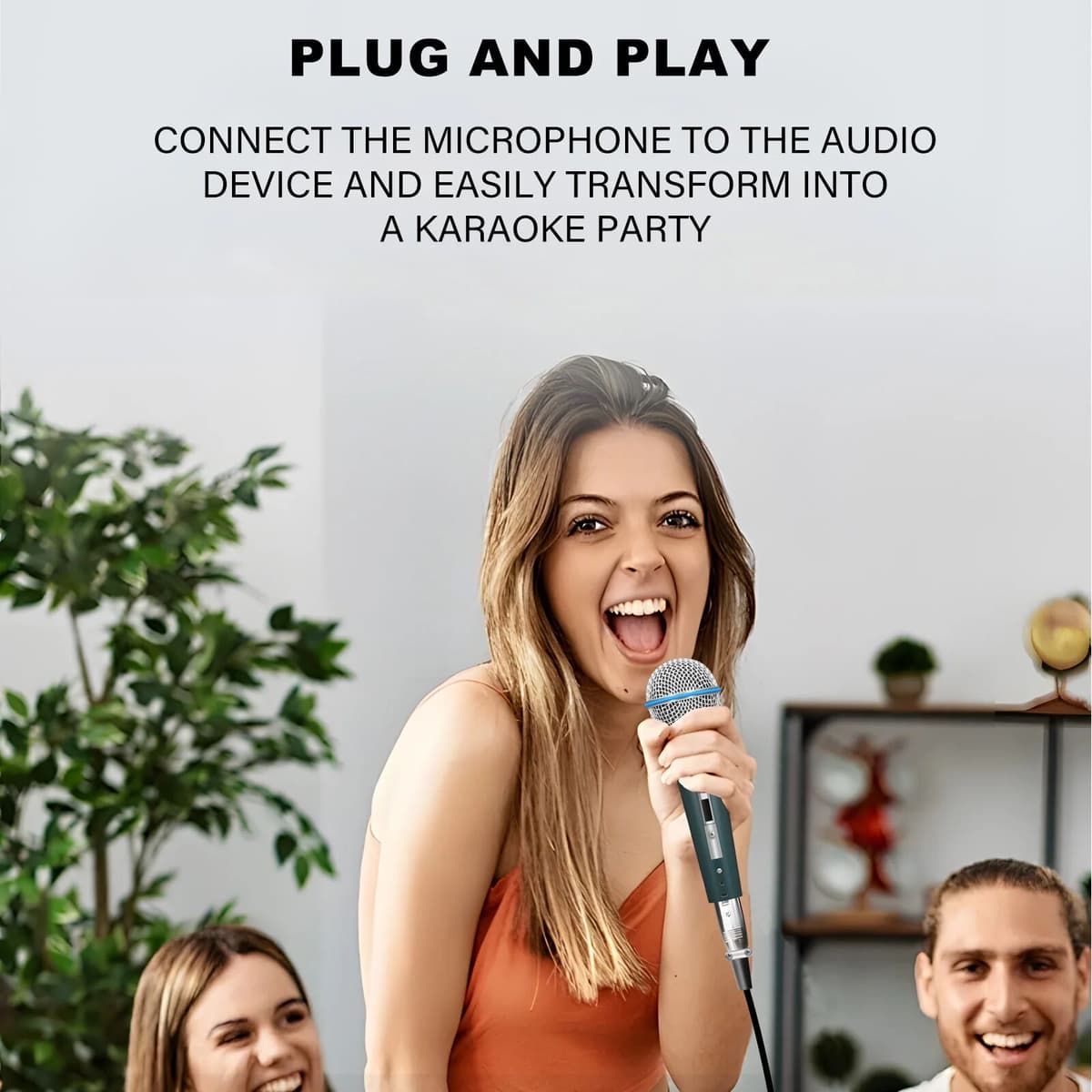 XGeS 3pcs BT58 Professional Super-Cardioid Dynamic Wired Microphones Set with Suitcase for Karaoke Live Vocals Stage Performance