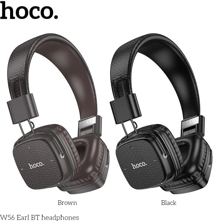 HOCO W56 Over-ear Bluetooth V5.4 Headphones Game Music Sports Headset Support AUX Foldable Earphone for Android IOS Mobile Phone