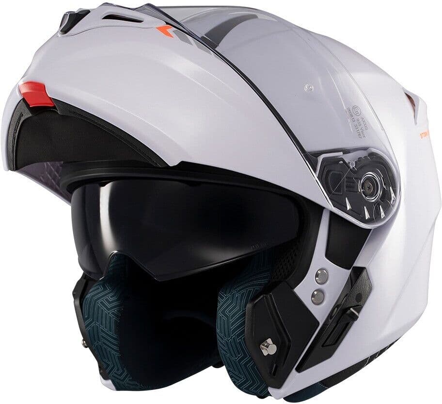 Casco Moto Axxis Modulare ff938sv Storm S Sv Solid A0 Bianco taglia 2X